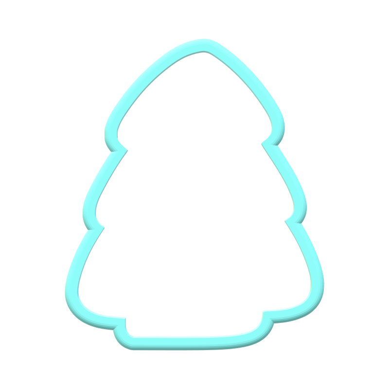 Christmas Cake Tree Cookie Cutters