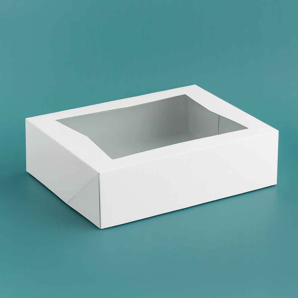 Cake Box - Small 1/4 Sheet - 14x10x4 - Window