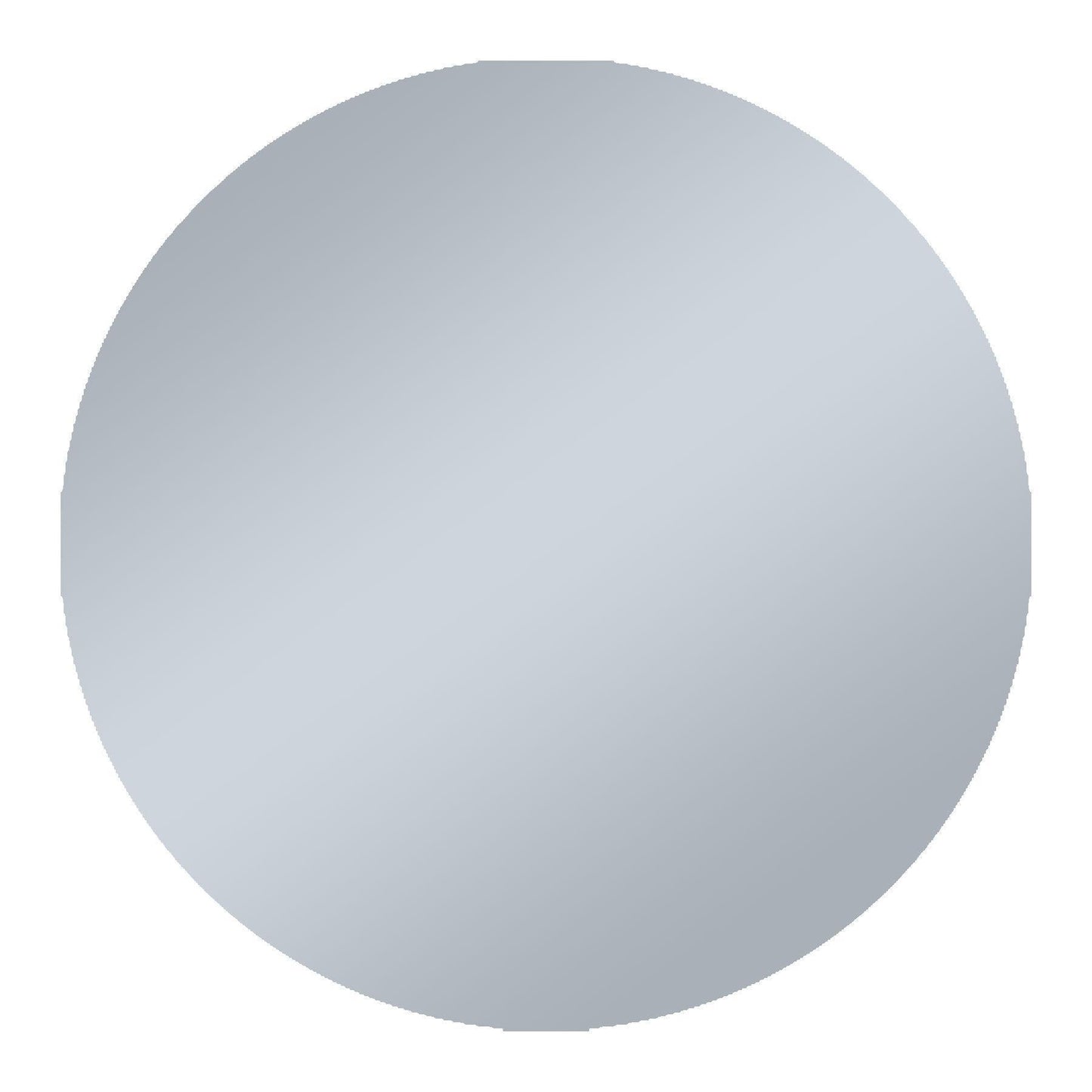 Cake Board - 6" Silver Die Cut - Single