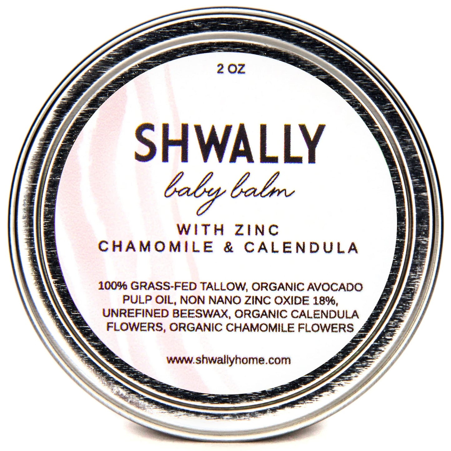Shwally Tallow & Calendula Baby Bootie Lip and Nipple Balms The Ultimate Paleo Skin Protector - 100% Grass Fed Tallow Calendula Flowers and Protective Beeswax Pregnancy and Nursing Safe Unscented (Zinc Oxide + Chamomile - Not Scented)