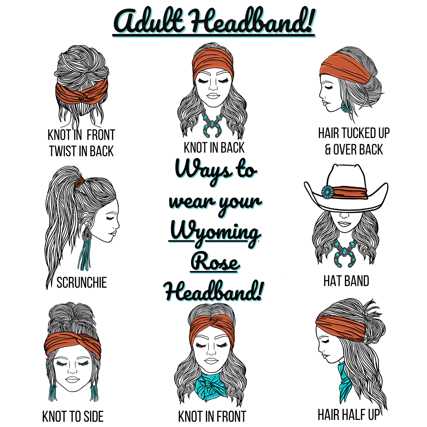 Charlie Kirk Headband Design #4