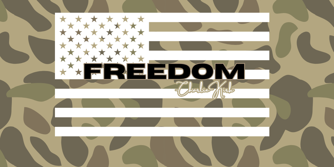 Charlie Kirk Headband Design #4