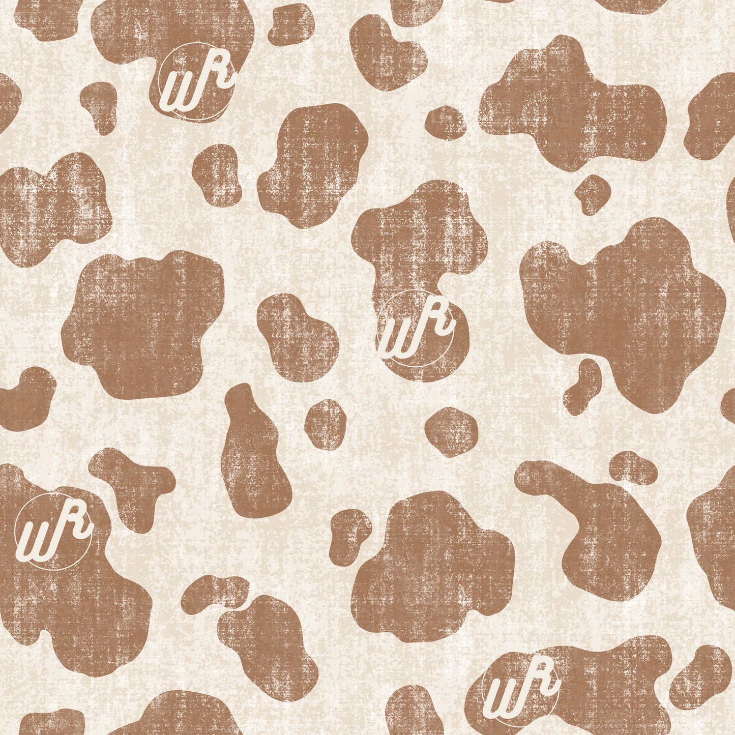 Distressed Cow Print Headband