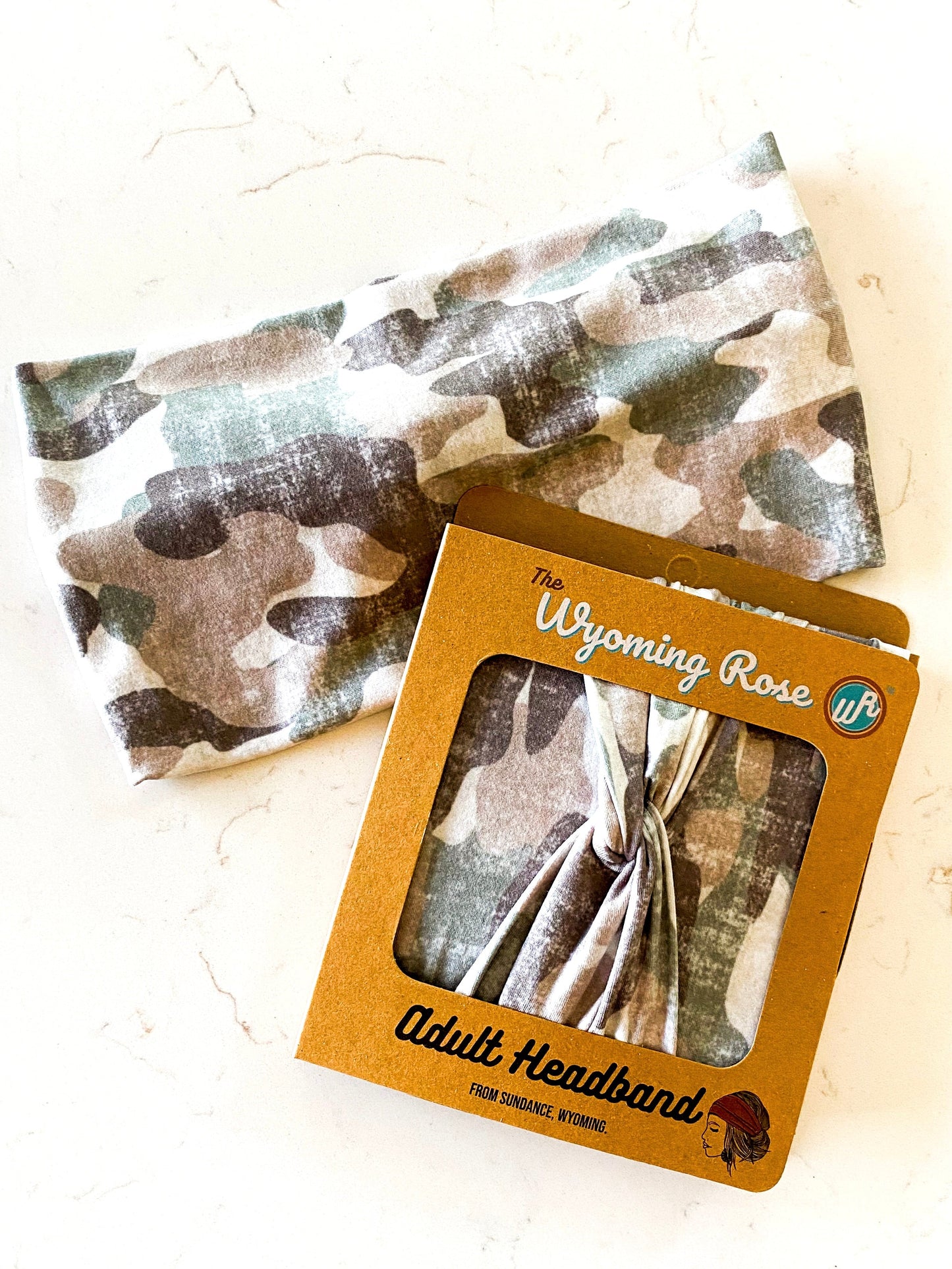 Camo Vintage Throwback Headband