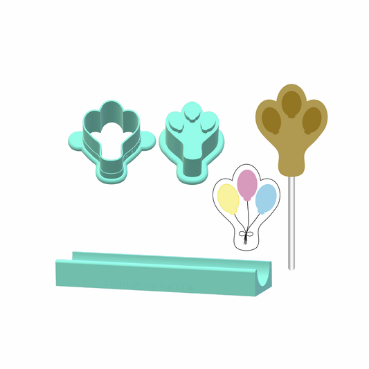 Balloons Cake Pop Mold |Deluxe Cutter, Popper, and Tray Option
