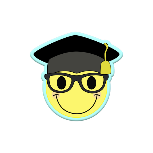 Cool Graduation Emoji Cookie Cutters