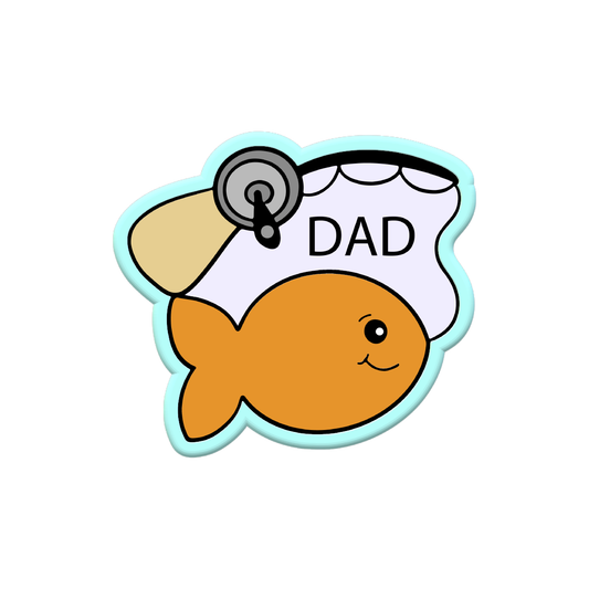 DAD Fishing Pole Cookie Cutters