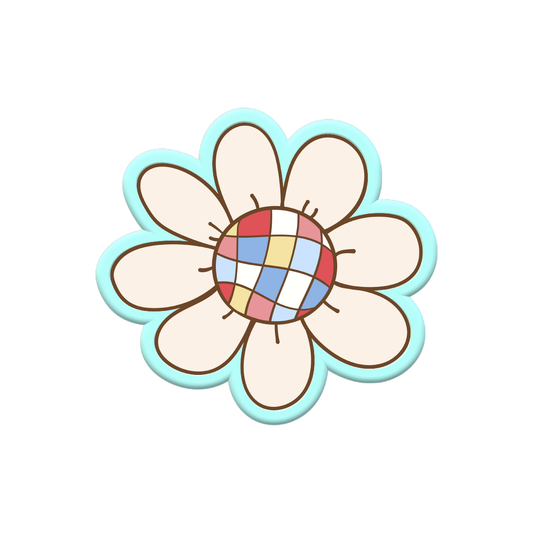 Checkered Daisy Cookie Cutters