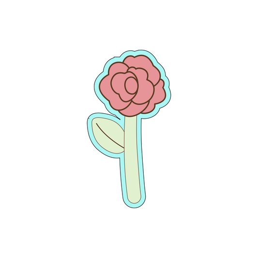 Long Stem Rose Cookie Cutters