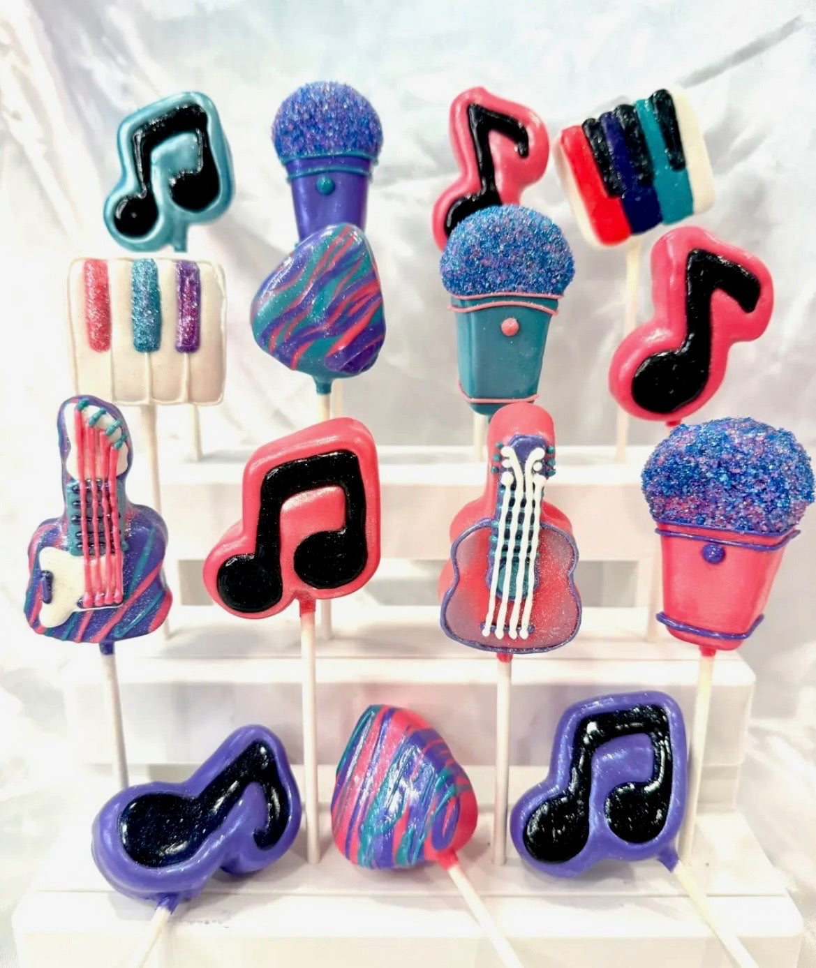 Music Note Single Eighth Note Cake Pop Mold |Deluxe Cutter, Popper, and Tray Option