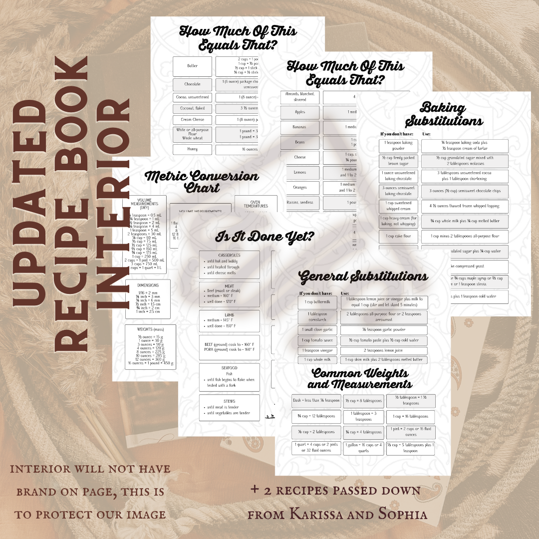 Recipe Book - Branded