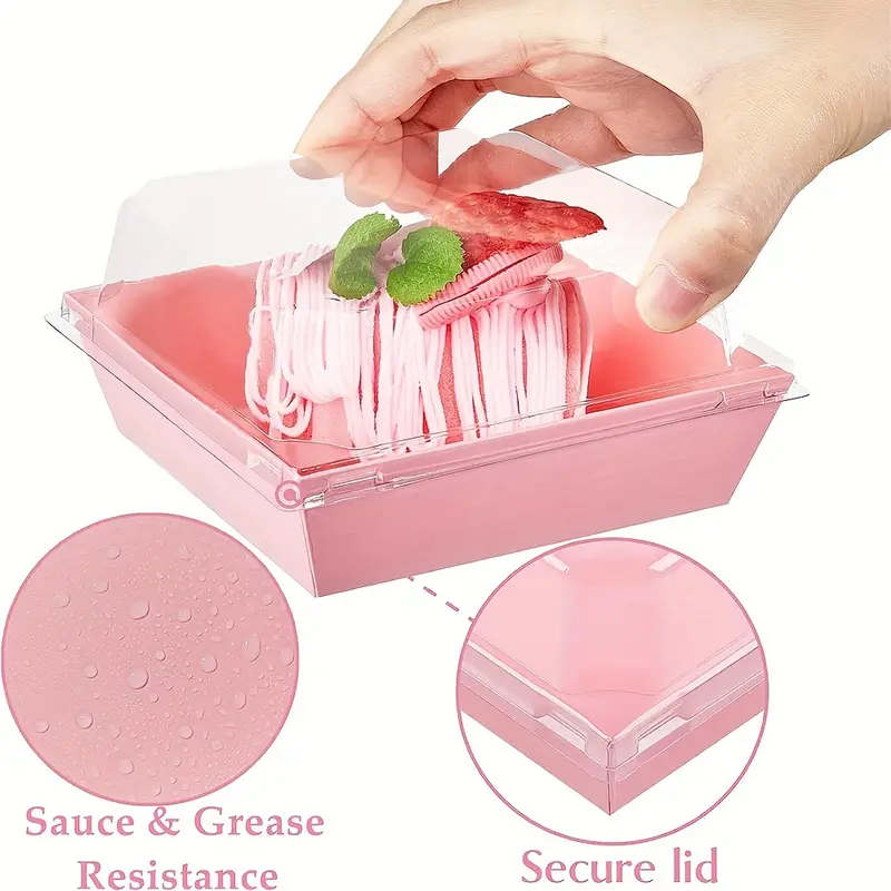 Charcuterie Boxes w/Clear Secure Lids