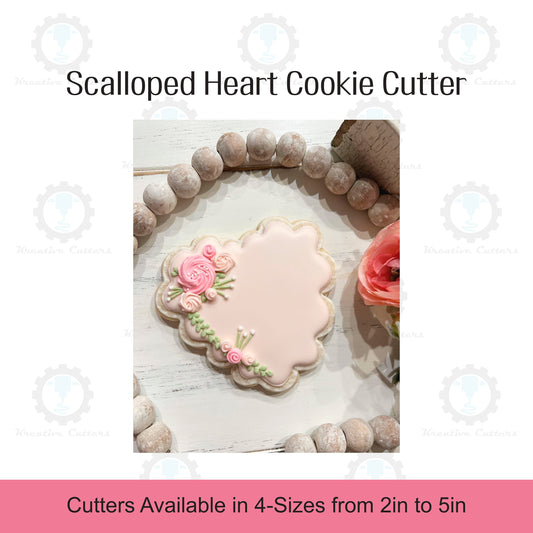 Scalloped Heart Cookie Cutter