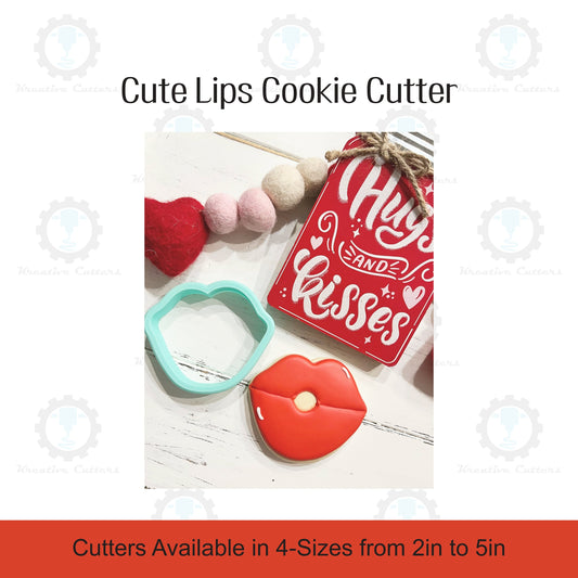 Cute Lips Cookie Cutter